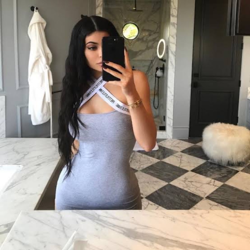 Grey bodycon dress